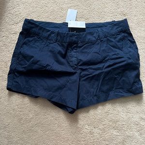 New j crew shorts chino navy blue pockets 10 medium Large